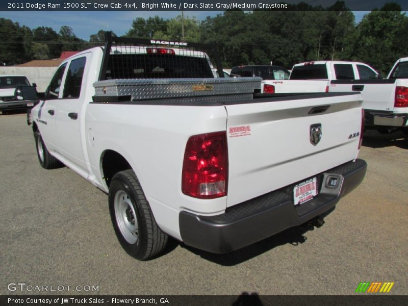 Bright White / Dark Slate Gray/Medium Graystone 2011 Dodge Ram 1500 SLT Crew Cab 4x4
