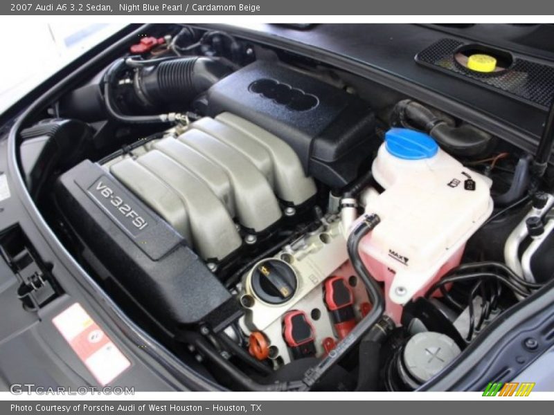 Night Blue Pearl / Cardamom Beige 2007 Audi A6 3.2 Sedan