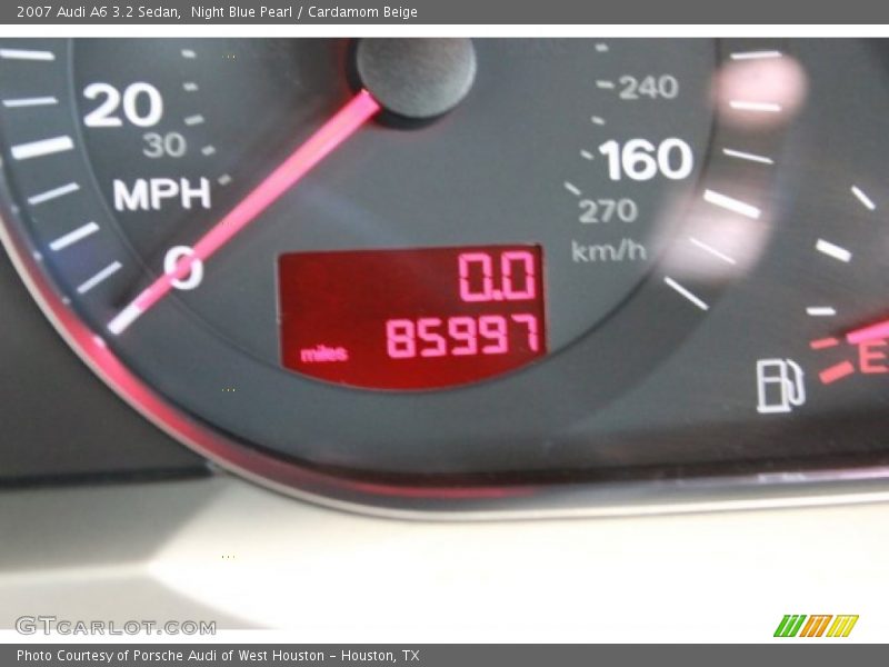 Night Blue Pearl / Cardamom Beige 2007 Audi A6 3.2 Sedan