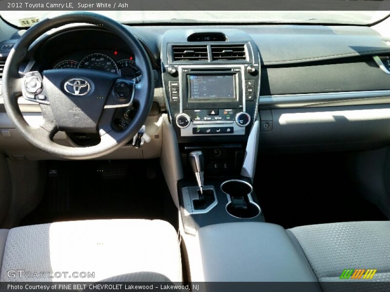 Super White / Ash 2012 Toyota Camry LE