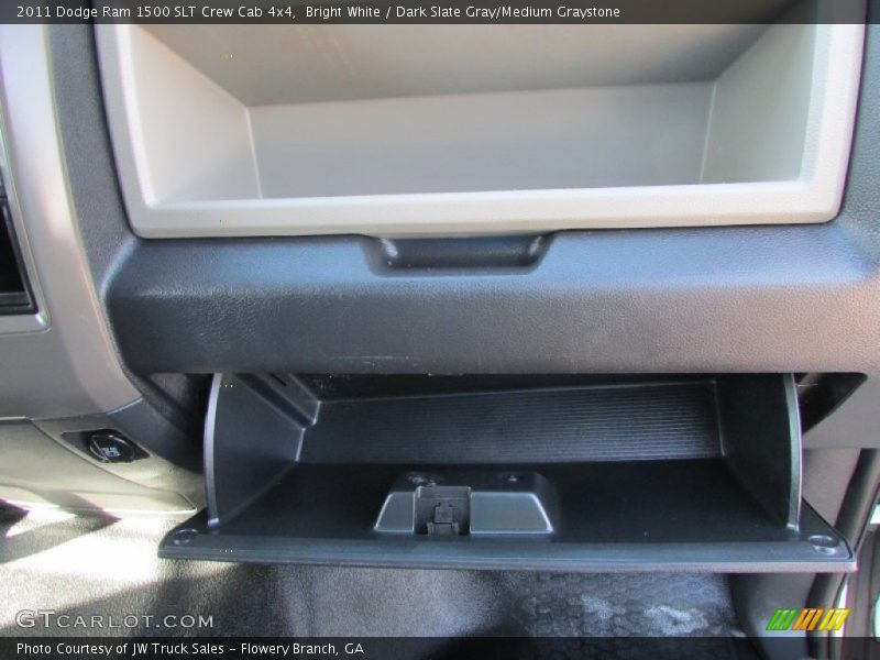 Bright White / Dark Slate Gray/Medium Graystone 2011 Dodge Ram 1500 SLT Crew Cab 4x4