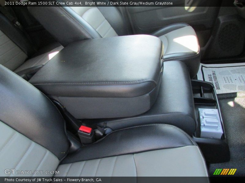 Bright White / Dark Slate Gray/Medium Graystone 2011 Dodge Ram 1500 SLT Crew Cab 4x4