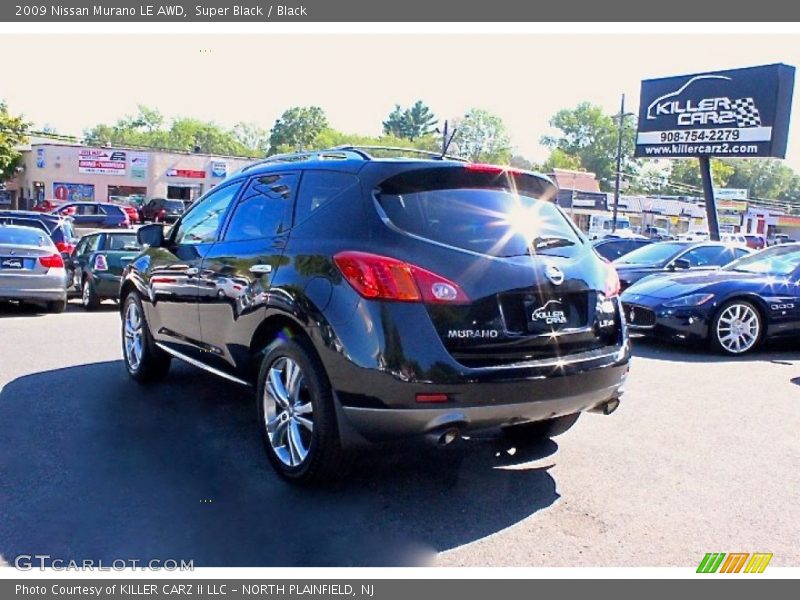 Super Black / Black 2009 Nissan Murano LE AWD