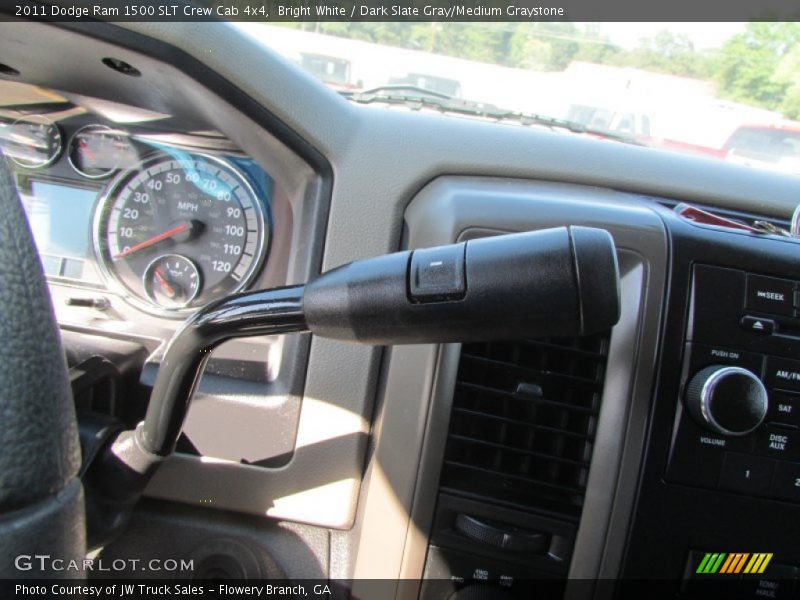 Bright White / Dark Slate Gray/Medium Graystone 2011 Dodge Ram 1500 SLT Crew Cab 4x4