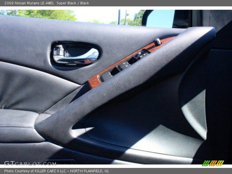 Super Black / Black 2009 Nissan Murano LE AWD