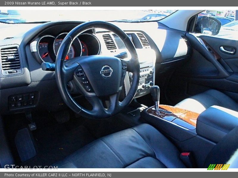 Super Black / Black 2009 Nissan Murano LE AWD