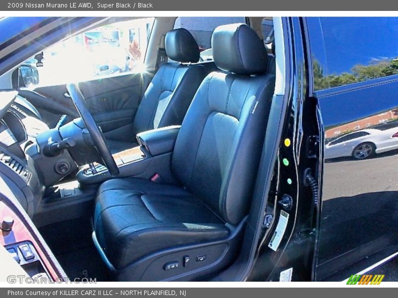 Super Black / Black 2009 Nissan Murano LE AWD