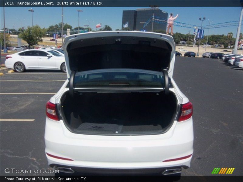 Quartz White Pearl / Black 2016 Hyundai Sonata Sport