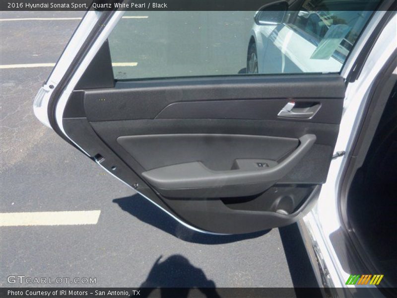 Quartz White Pearl / Black 2016 Hyundai Sonata Sport