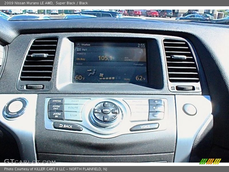 Super Black / Black 2009 Nissan Murano LE AWD