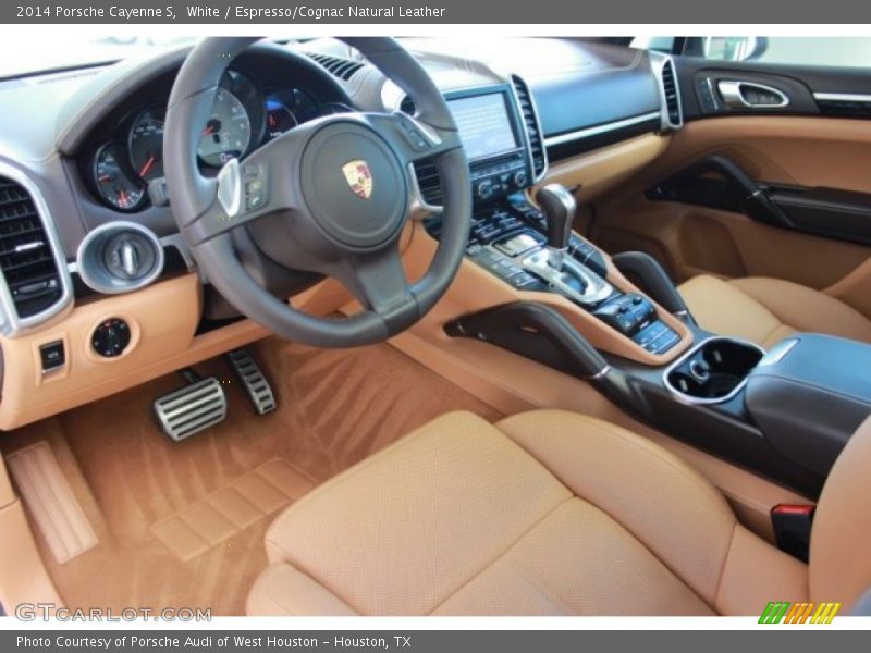 Espresso/Cognac Natural Leather Interior - 2014 Cayenne S 
