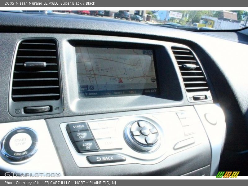 Super Black / Black 2009 Nissan Murano LE AWD