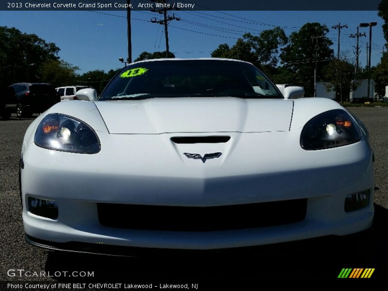 Arctic White / Ebony 2013 Chevrolet Corvette Grand Sport Coupe