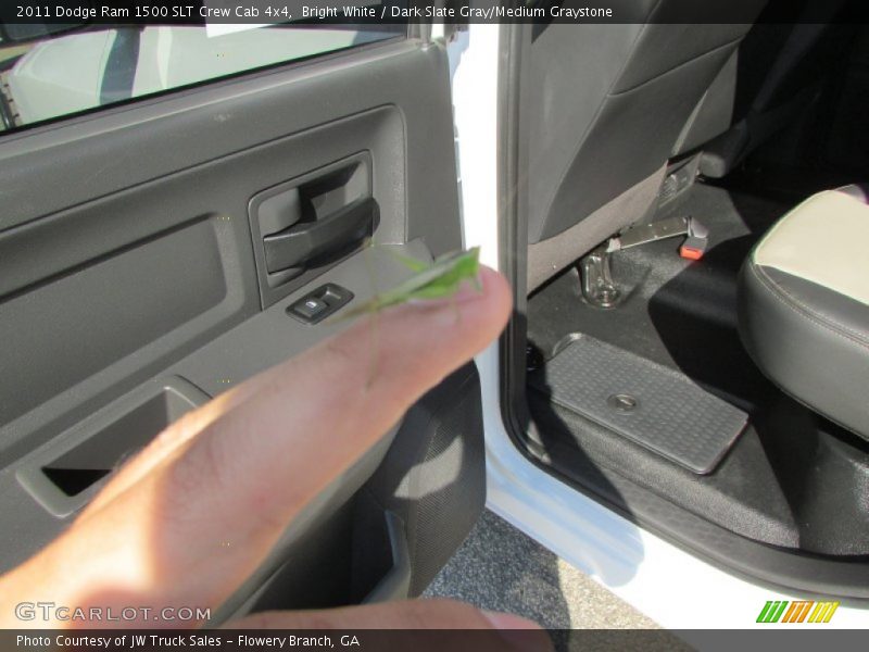 Bright White / Dark Slate Gray/Medium Graystone 2011 Dodge Ram 1500 SLT Crew Cab 4x4