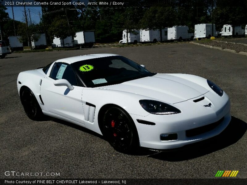 Arctic White / Ebony 2013 Chevrolet Corvette Grand Sport Coupe