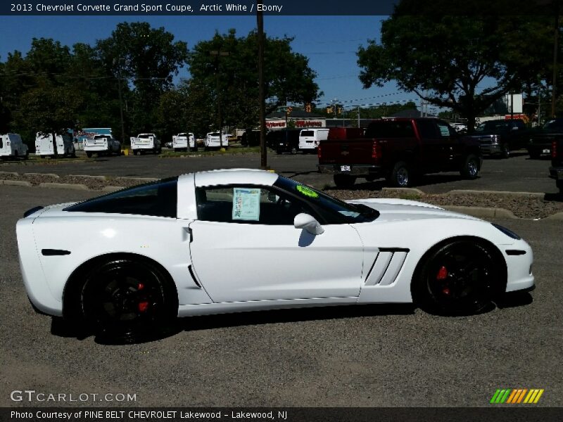 Arctic White / Ebony 2013 Chevrolet Corvette Grand Sport Coupe