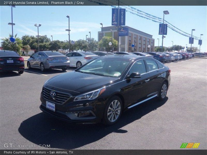 Phantom Black / Gray 2016 Hyundai Sonata Limited
