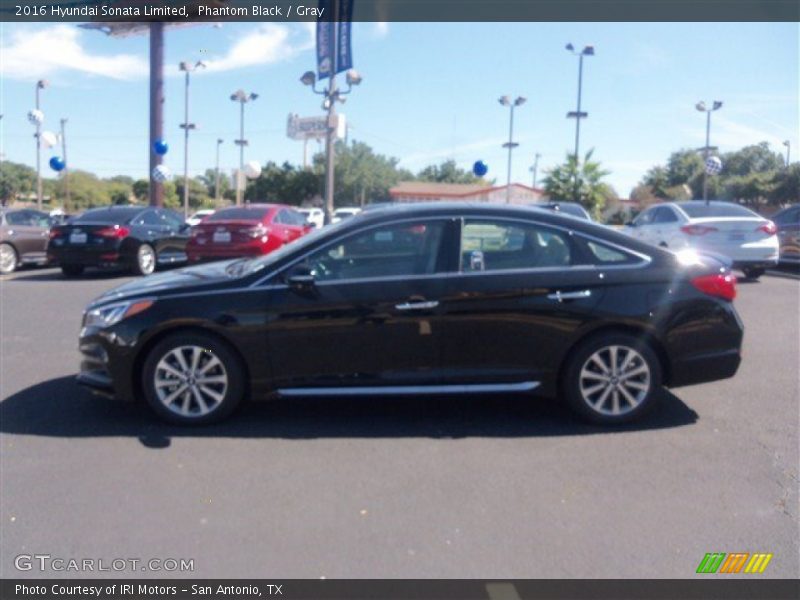 Phantom Black / Gray 2016 Hyundai Sonata Limited