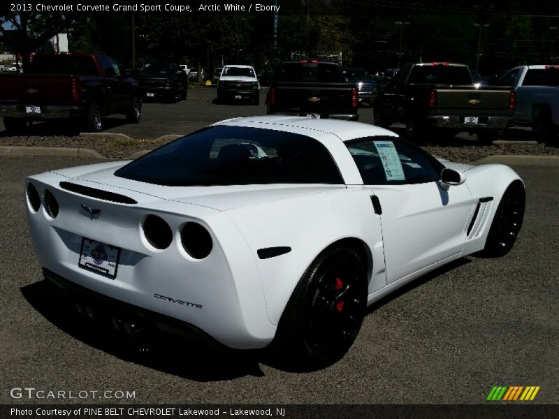 Arctic White / Ebony 2013 Chevrolet Corvette Grand Sport Coupe