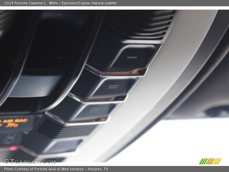 White / Espresso/Cognac Natural Leather 2014 Porsche Cayenne S