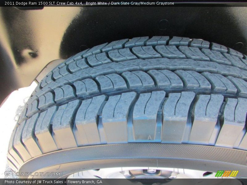 Bright White / Dark Slate Gray/Medium Graystone 2011 Dodge Ram 1500 SLT Crew Cab 4x4