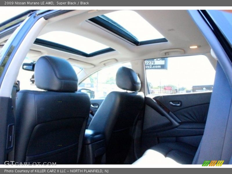 Super Black / Black 2009 Nissan Murano LE AWD