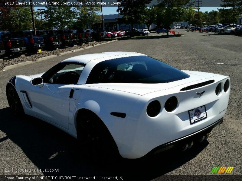 Arctic White / Ebony 2013 Chevrolet Corvette Grand Sport Coupe