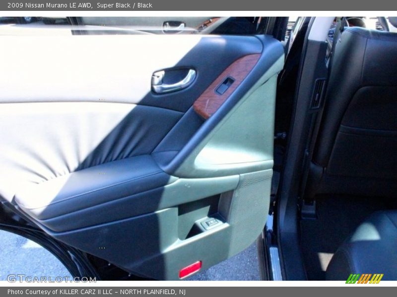 Super Black / Black 2009 Nissan Murano LE AWD