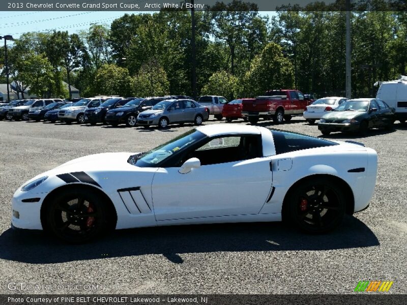Arctic White / Ebony 2013 Chevrolet Corvette Grand Sport Coupe