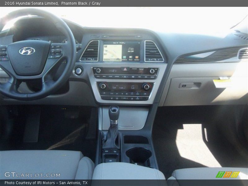 Phantom Black / Gray 2016 Hyundai Sonata Limited