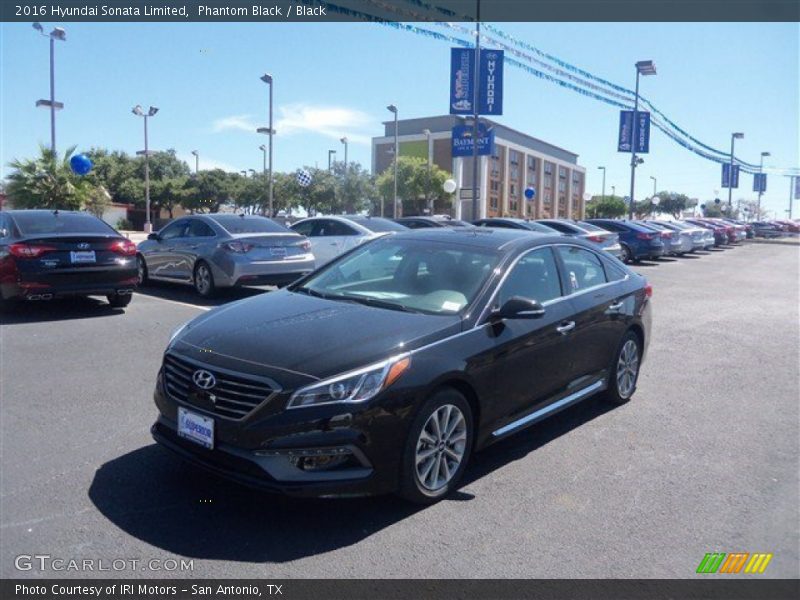 Phantom Black / Black 2016 Hyundai Sonata Limited