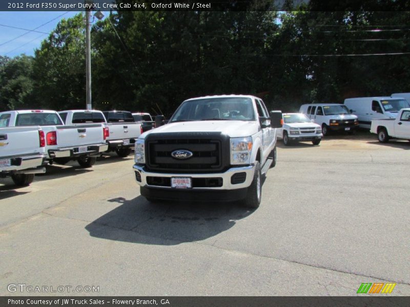 Oxford White / Steel 2012 Ford F350 Super Duty XL Crew Cab 4x4