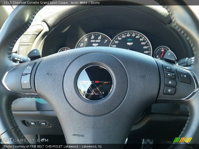 Arctic White / Ebony 2013 Chevrolet Corvette Grand Sport Coupe