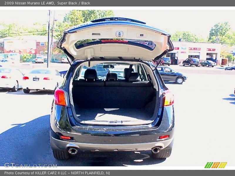 Super Black / Black 2009 Nissan Murano LE AWD
