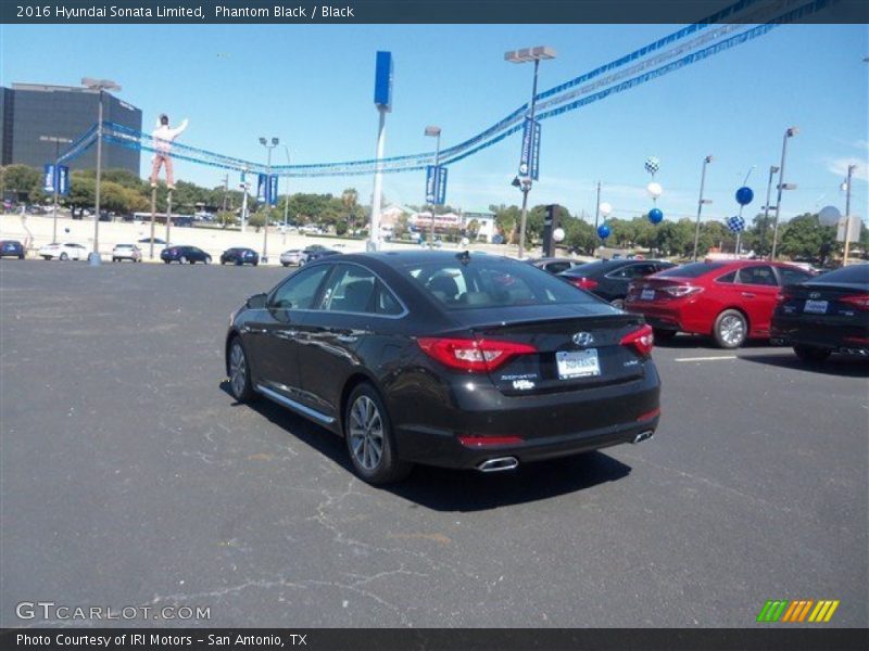 Phantom Black / Black 2016 Hyundai Sonata Limited