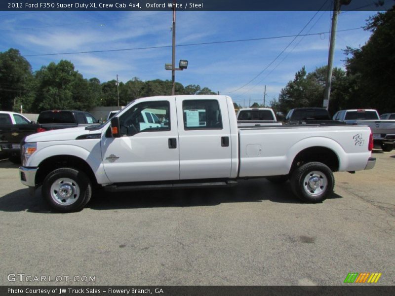 Oxford White / Steel 2012 Ford F350 Super Duty XL Crew Cab 4x4