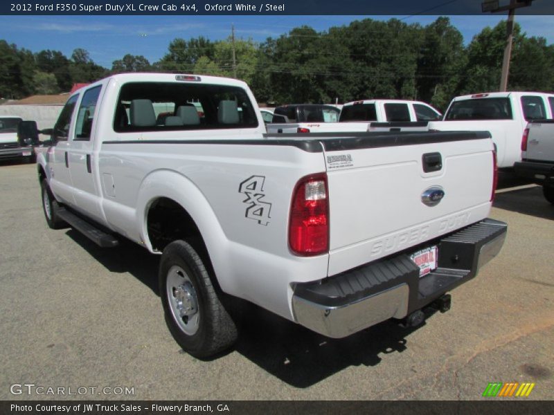 Oxford White / Steel 2012 Ford F350 Super Duty XL Crew Cab 4x4