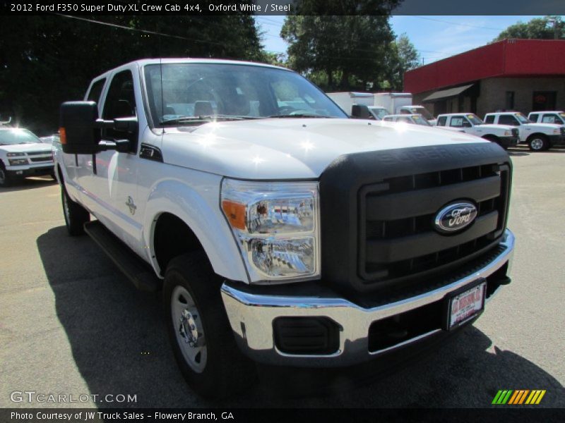 Oxford White / Steel 2012 Ford F350 Super Duty XL Crew Cab 4x4