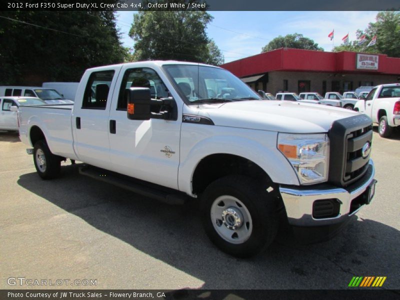 Oxford White / Steel 2012 Ford F350 Super Duty XL Crew Cab 4x4