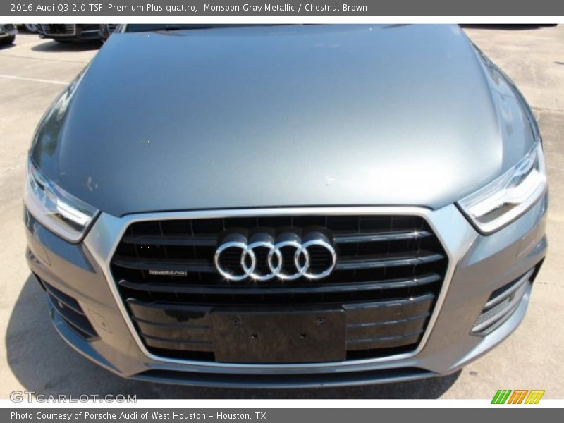Monsoon Gray Metallic / Chestnut Brown 2016 Audi Q3 2.0 TSFI Premium Plus quattro