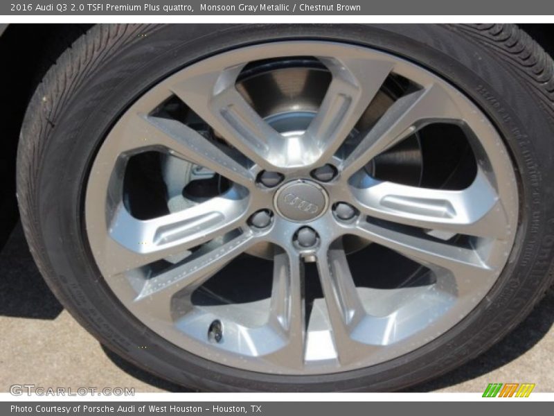 Monsoon Gray Metallic / Chestnut Brown 2016 Audi Q3 2.0 TSFI Premium Plus quattro