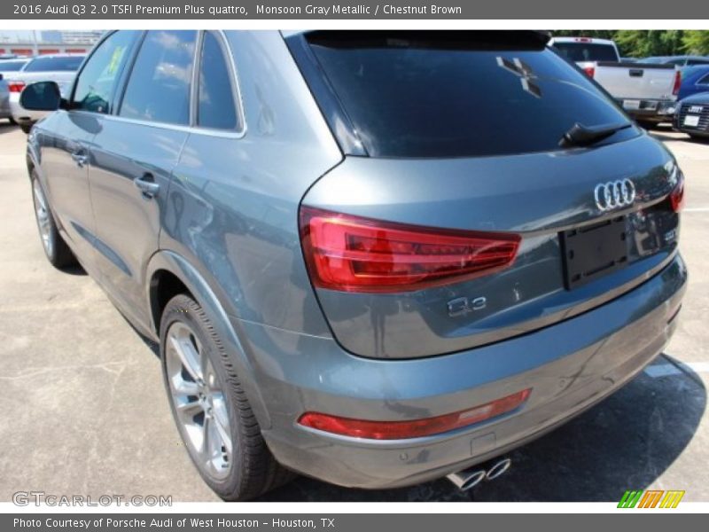 Monsoon Gray Metallic / Chestnut Brown 2016 Audi Q3 2.0 TSFI Premium Plus quattro