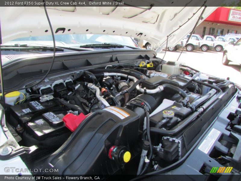Oxford White / Steel 2012 Ford F350 Super Duty XL Crew Cab 4x4