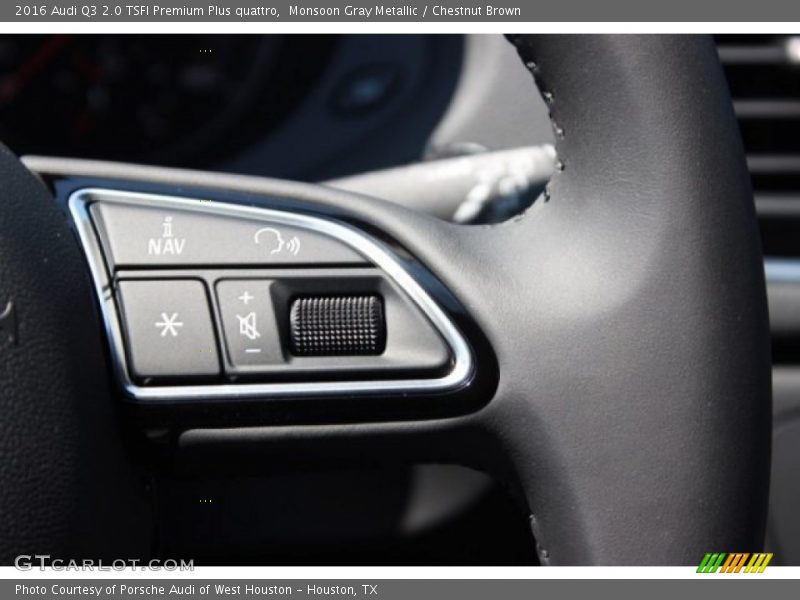 Monsoon Gray Metallic / Chestnut Brown 2016 Audi Q3 2.0 TSFI Premium Plus quattro