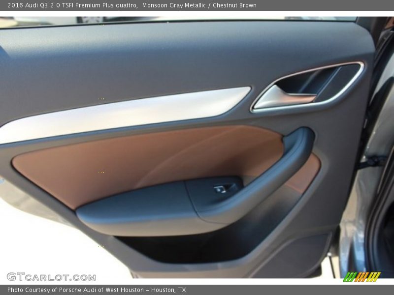 Monsoon Gray Metallic / Chestnut Brown 2016 Audi Q3 2.0 TSFI Premium Plus quattro