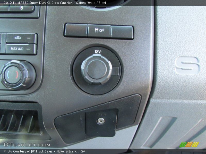Oxford White / Steel 2012 Ford F350 Super Duty XL Crew Cab 4x4