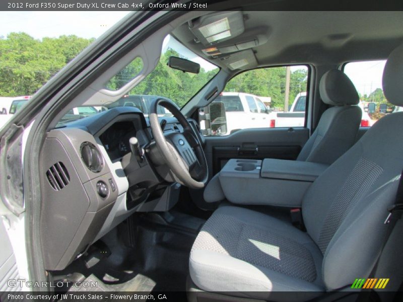 Oxford White / Steel 2012 Ford F350 Super Duty XL Crew Cab 4x4