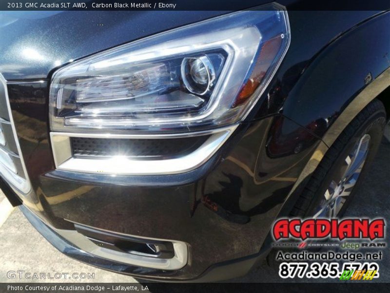 Carbon Black Metallic / Ebony 2013 GMC Acadia SLT AWD