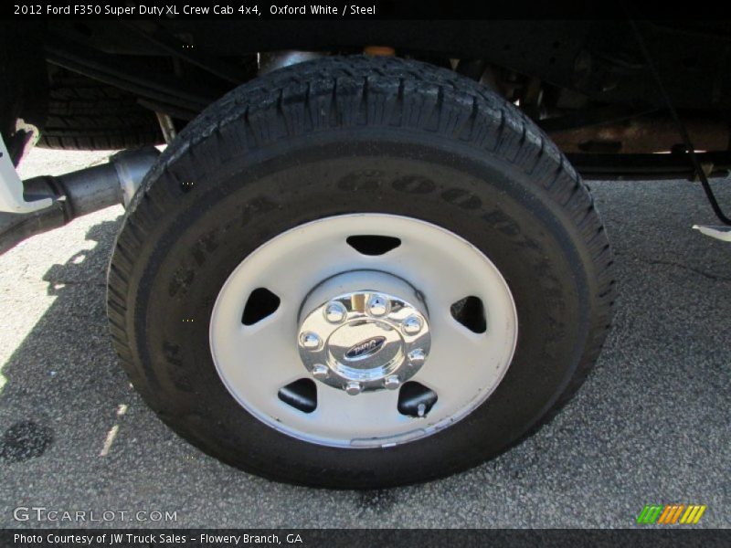Oxford White / Steel 2012 Ford F350 Super Duty XL Crew Cab 4x4