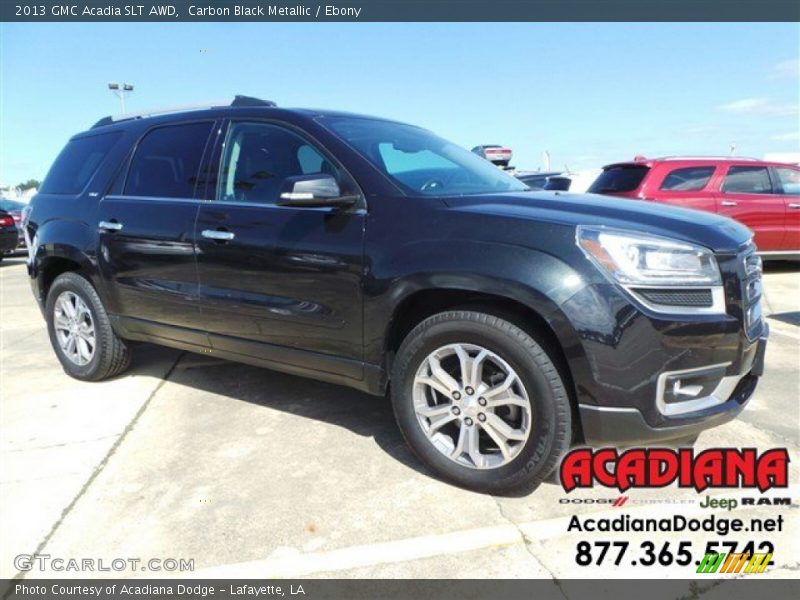 Carbon Black Metallic / Ebony 2013 GMC Acadia SLT AWD